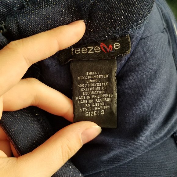 Blue Sparkly Formal Dress - Picture 3 of 3